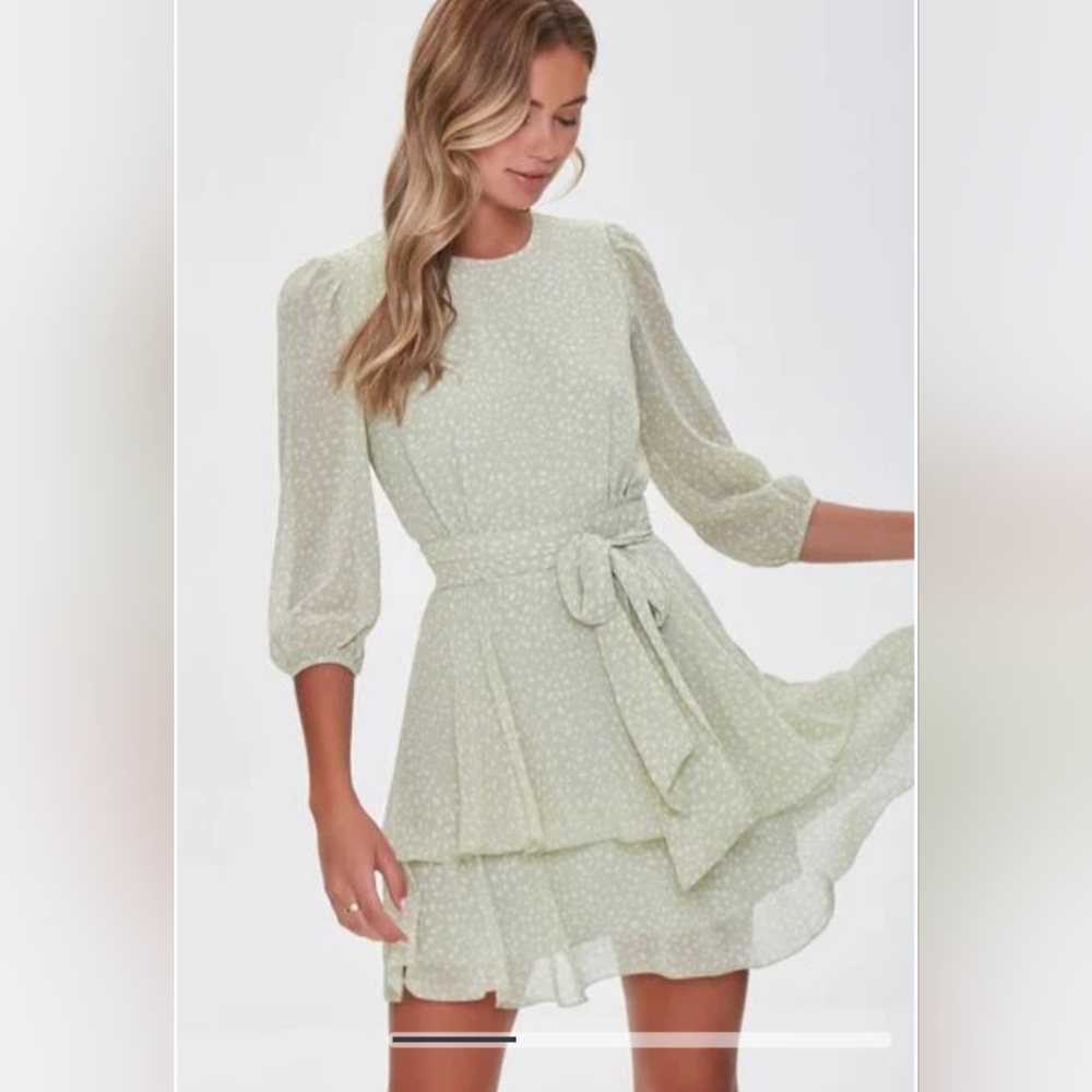 Forever 21 Spotted Print Mini Dress